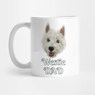 Mens Westie Dad Smiling West Highland Terrier Mug